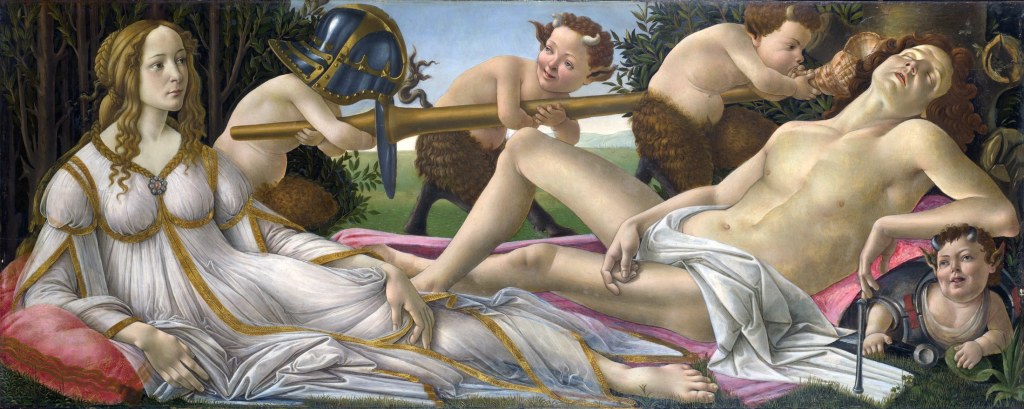 Vénus et Mars, Sandro Botticelli, National Gallery