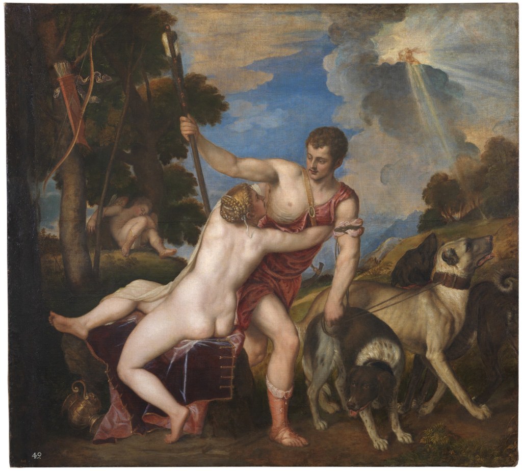 Vénus et Adonis, Titien, Musée du Prado