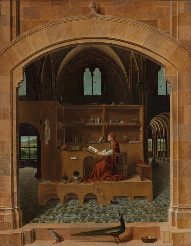 Saint Jérôme dans son cabinet d'étude, Antonello da Messina, National Gallery