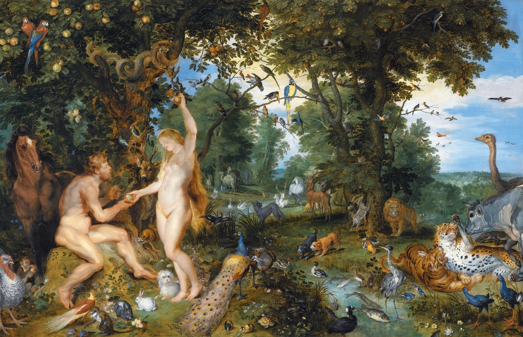 Le Jardin d'Éden avec la chute d'Adam et Ève, Jan Brueghel l'Ancien et Pierre Paul Rubens, Mauritshuis