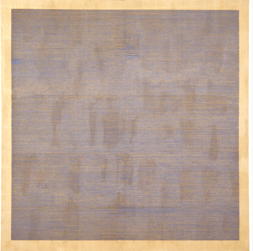 Agnes Martin Falling Blue, 1963