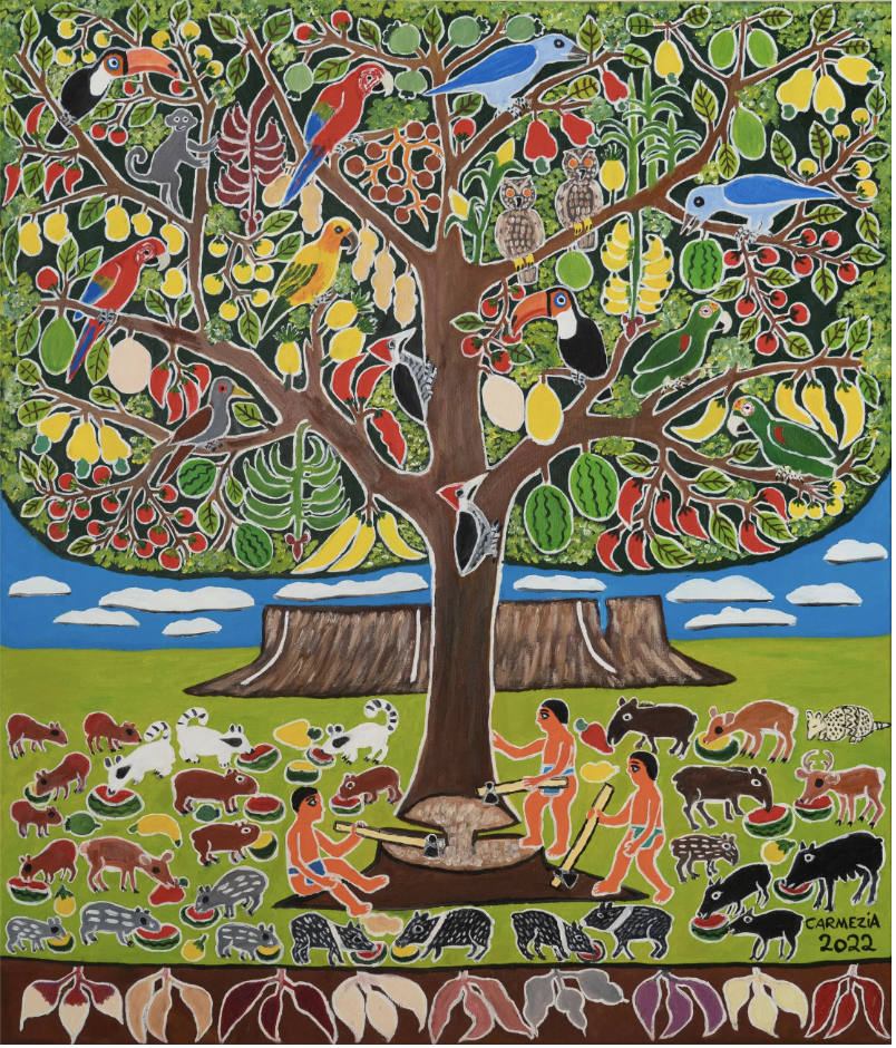 Carmézia Emiliano, The Tree of Life, 2022