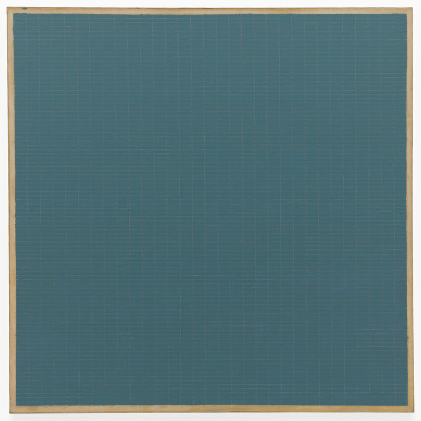 Night Sea, Agnes Martin, SFMOMA