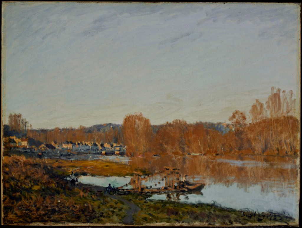 Bords de Seine près de Bougival, Alfred Sisley, Montreal Museum of Fine Arts